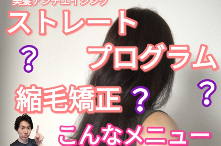 ストレートプログラムってなに 清澄白河 森下エリア美容院en ブログ1 江東区で縮毛矯正をお考えなら 美髪アンチエイジング専門店en えん